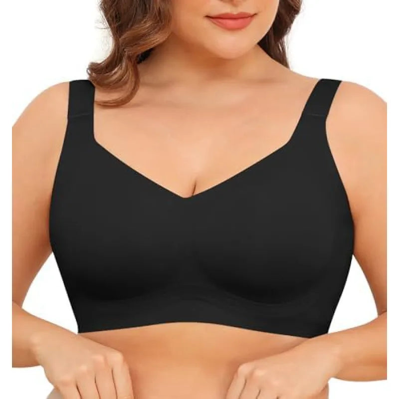 Full coverage wireless bra