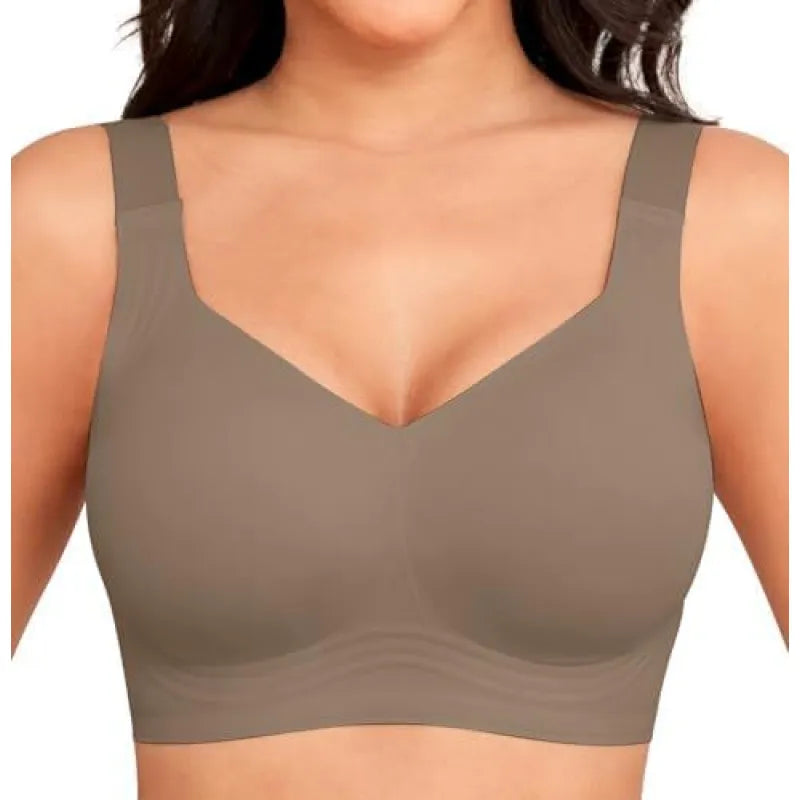 Full coverage wireless bra