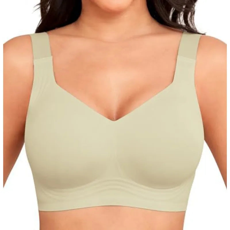 Full coverage wireless bra