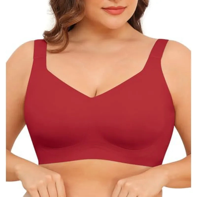 Full coverage wireless bra